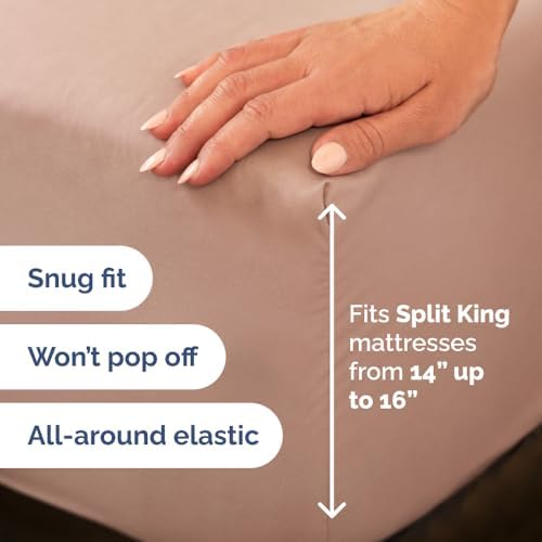 Flex Top Split Head King 4 Piece Sheet Set - Image 4