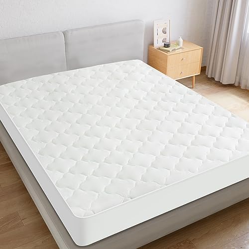 Full Size Mattress Protector Pad Cover Waterproof Quilted - Image 5