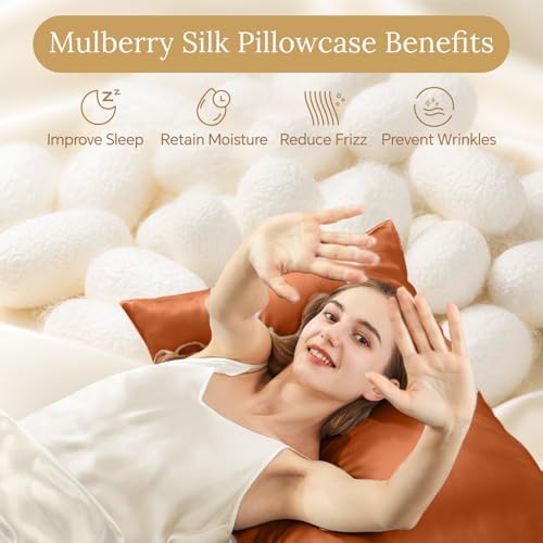 INFIIXSO Mulberry Silk Pillow Cases King Size - Image 2