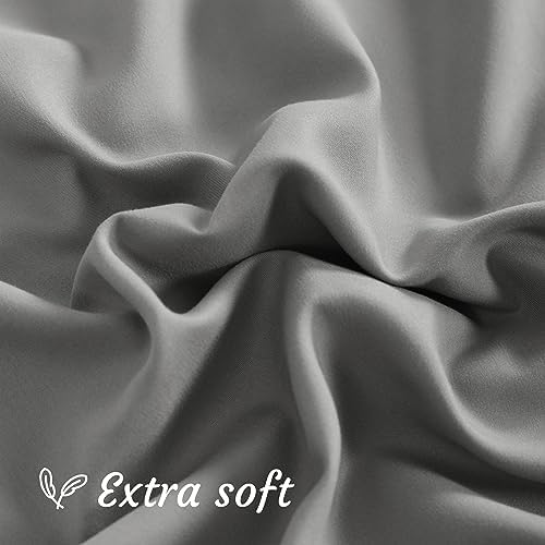 NTBAY Body Microfiber Pillowcases, Smoke Grey - Image 6