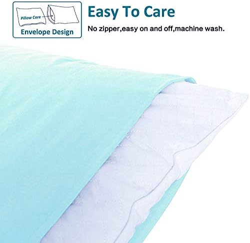 NTBAY Microfiber King Pillowcases, 2 Pack, 20 x 36 - Image 2