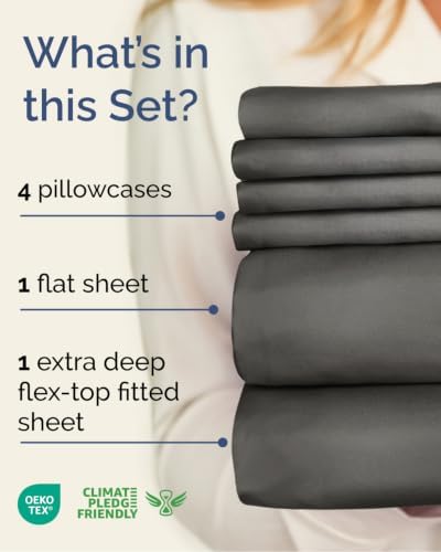 Flex Top Split Head King 6 Piece Sheet Set - Image 2