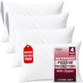 Set of 4 Pillow Protectors by UTOPIABEDDING