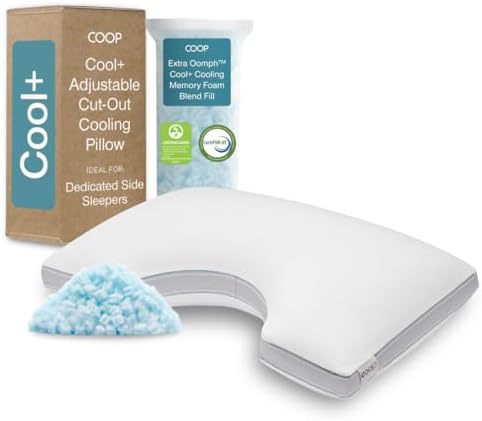 Coop Home Goods Cool+ Cut-Out Adjustable Pillow Queen by CoopSleepGoods
