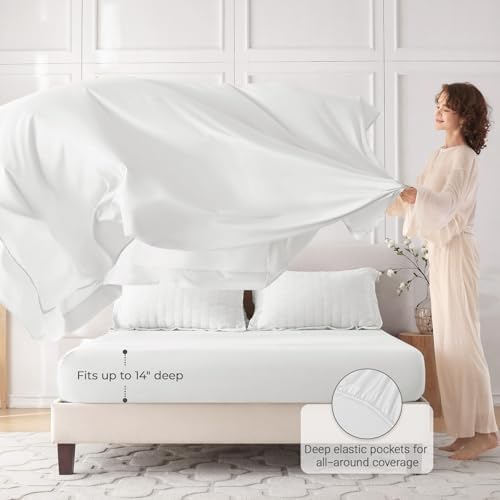 MUXHOMO 5 Pieces Twin Comforter Set, Seersucker Bed in a Bag Twin Size - Image 3