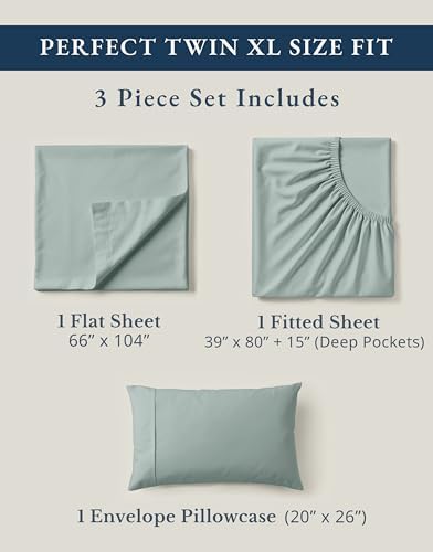 LANE LINEN Twin XL Sheet Set 100% Organic Cotton Cooling Soft - Image 4