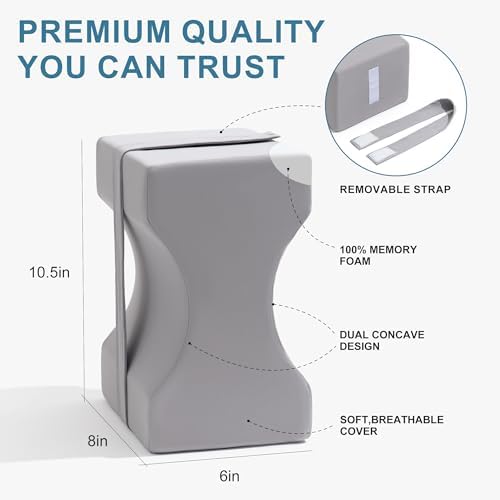 UJPFEO Knee Pillow for Side Sleepers, Leg Pillow for Sciatica, Joints Pain - Image 3
