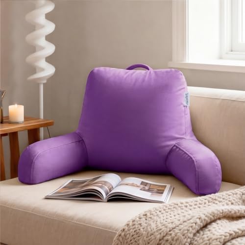 Reading Pillow with Adjustable Memory Foam, Adult Backrest with Arms, Back - Image 2
