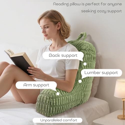 Reading Pillows for Sitting in Bed Adult, Back Rest Pillow for Sitting in Bed - Image 4