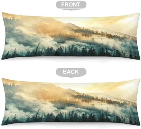 Foggy Mountain Body Pillow Cover Pillowcase - Image 3