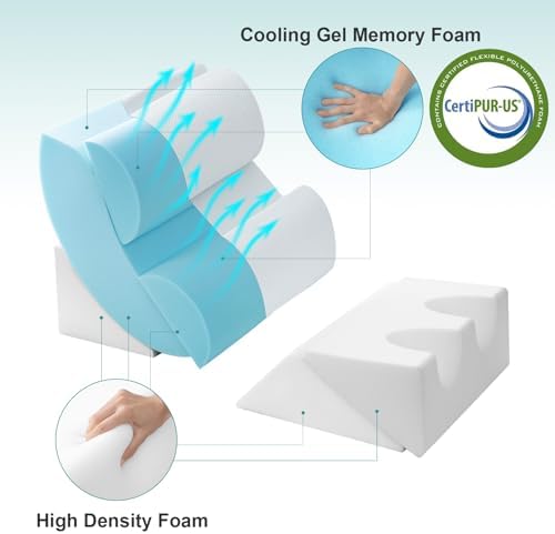 Hansleep Bed Wedge Pillow Set for After Surgery 6PCS, Post Surgery Pillow for - Image 3