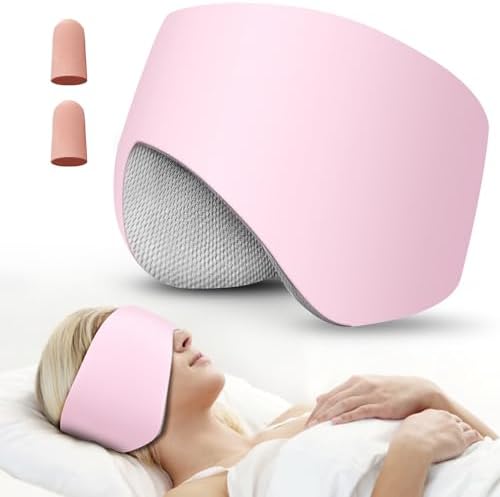 Sleep Mask & Earmuffs for Sleep - 2 in 1 Ear & Eye Mask by spacepower