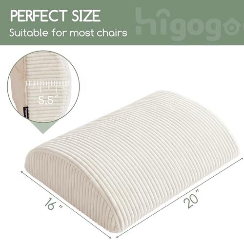 Lumbar Support Pillow for Recliner Chair/Accent Chair/Couch, Extra Large Memory - Image 2