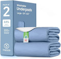 IMPROVIA® Washable Underpads, Heavy Absorbency Reusable Incontinence Pads by IMPROVIA