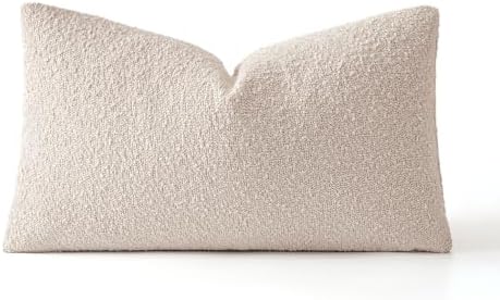 MIULEE Textured Boucle Lumbar Pillow Cover - Image 6