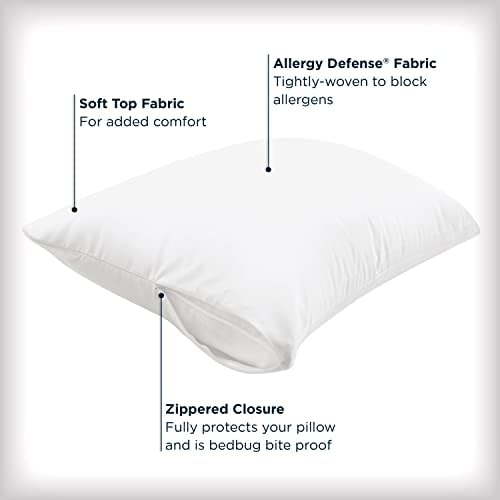 AllerEase Allergy Pillow Protector, Standard/Queen - Image 2