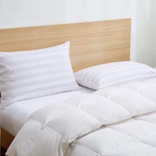 100% Cotton Zippered Pillow Protectors Standard Size - Image 2