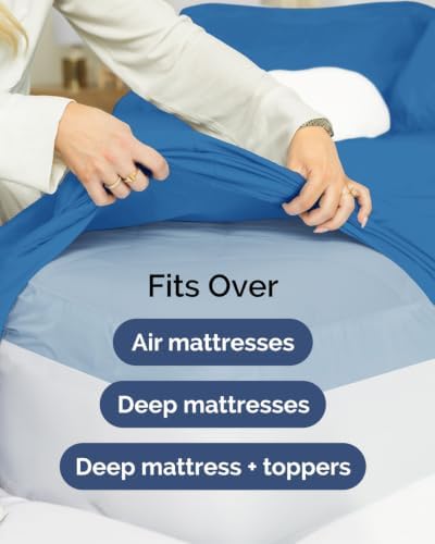 CGK Linens 2 Pack Extra Deep Full Fitted Sheets - Image 7