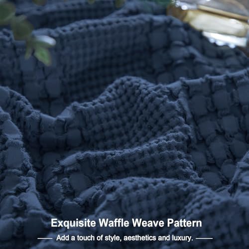 PHF Cotton Waffle Weave Euro Sham Covers 26"x26", No Insert - Image 6