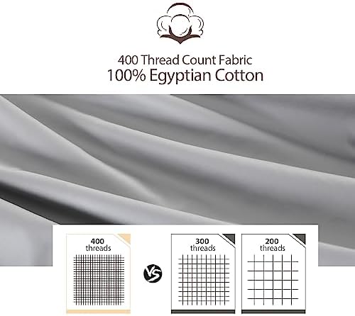 100% Egyptian Cotton King Size Pillow Protectors - Image 2