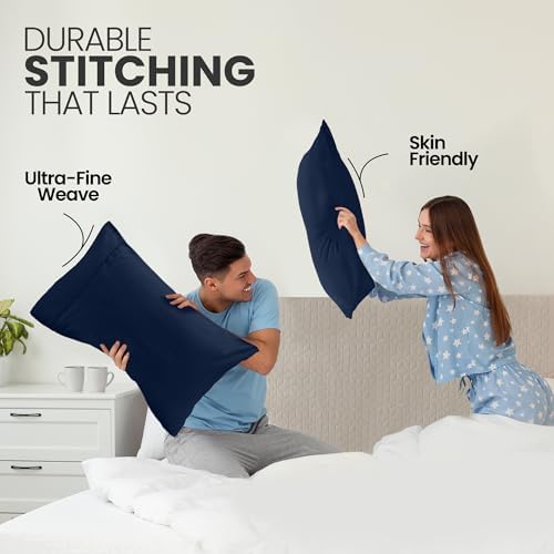 Pillow Covers King Standard Set of 4, Soft and Comfy Pillow Cases - Image 4