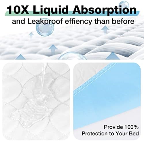 Bed Pads Washable Waterproof, Waterproof Mattress Protector & Washable Pee Pads - Image 3