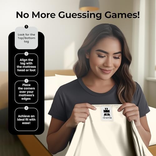 Queen Fitted Sheet, Ultra Soft Fits Up to 15 Inch Deep Pocket - Image 5