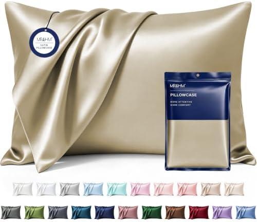 MR&HM Satin Pillowcase 2 Pack, Standard Size 20"x26" by MRHM