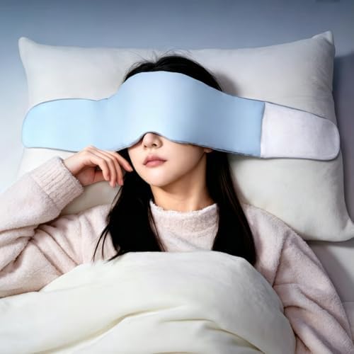 Silk Sleep Mask, Soft Pressureless Cooling Blackout Eye Covers - Image 4