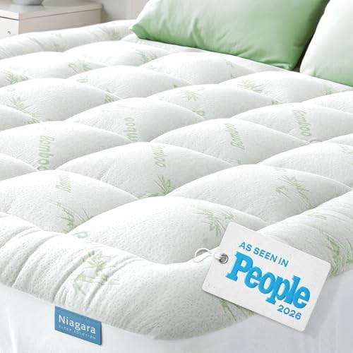 Niagara Sleep Solution Full XL Ultra Soft Mattress Topper—Back Pain Relief by NiagaraSleepSolution