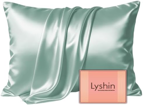 LYSHIN Silk Pillow Cases Standard Size by LYSHINSILKPILLOWCASES