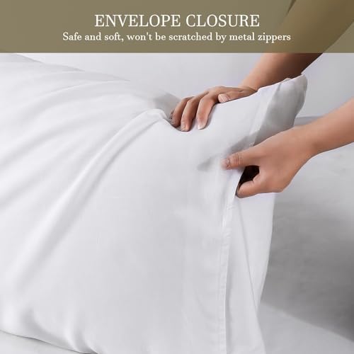 Avolare 2 Pack Cooling Pillow Cases Queen Size, Breathable - Image 4