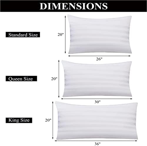 100% Egyptian Cotton Queen Size Pillow Protectors - Image 6