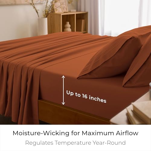 Mellanni Iconic 4-Piece, Ultra Soft Sheet Set - Image 4
