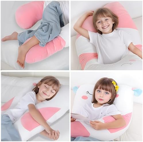 47x23 inch U Shaped Long Plush Body Pillows - Image 2