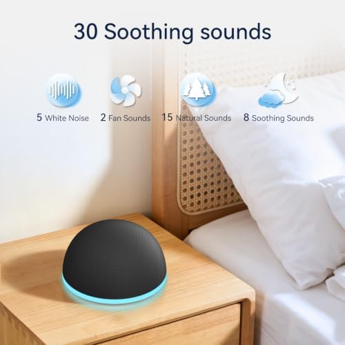 Mini Portable Sound White Noise Machine Baby Shushing Sleep Soother Battery - Image 2