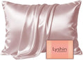 LYSHIN Pink Silk Pillowcase Queen Size by LYSHINSILKPILLOWCASES