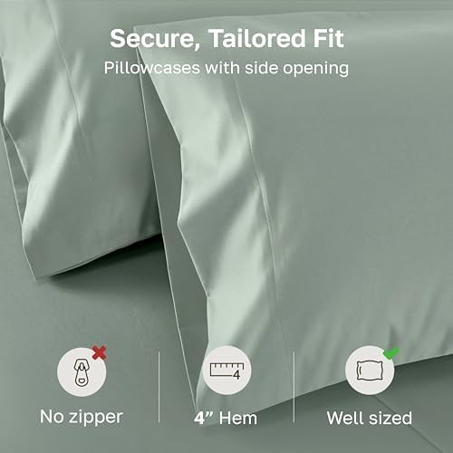 California Design Den 1000 Thread Count Pillow Case King Size - Image 4