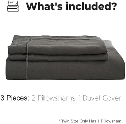 Simple&Opulence 100% French Linen Duvet Cover Set - Image 5