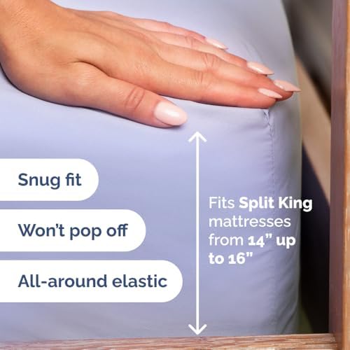 Flex Top Split Head King 4 Piece Sheet Set - Image 4