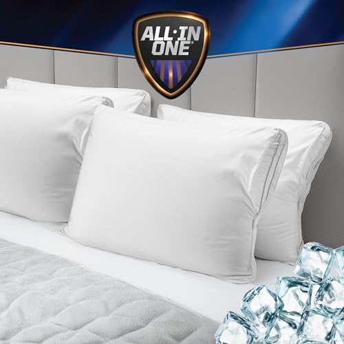 All-in-One Cool Chill King Size Pillow Protectors - Image 2