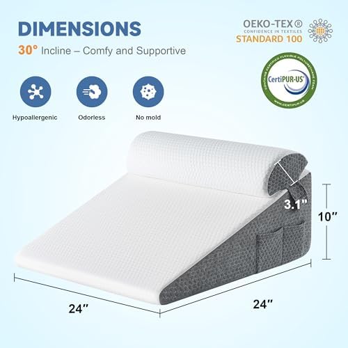 Yojoker Wedge Pillow for Sleeping - Image 2