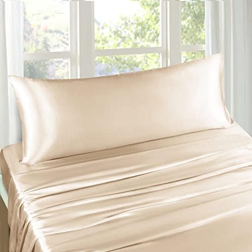 TREELY 2 Pack Satin Pillow Covers 20x60 Inches - Image 3