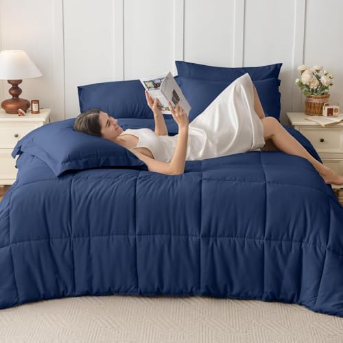 JOLLYVOGUE King Comforter Set, Ultra-Soft Bed in a Bag King Size 7 Pieces - Image 6