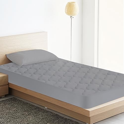 Twin Mattress Protector Pad Waterproof Quilted Mattress Cover - Image 5