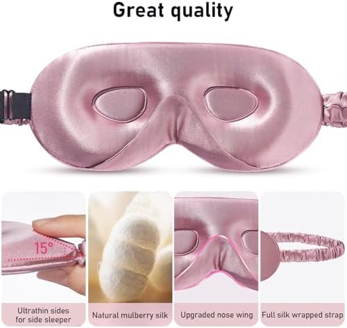 LitBear 100% 22 Momme Mulberry Silk Sleep Mask - Image 5