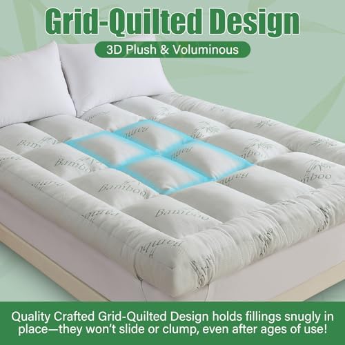 WhatsBedding 5 Inch Memory Foam Mattress Topper Queen - Image 6