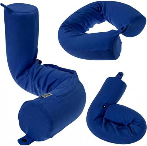 Dot&Dot Twist Memory Foam Travel Pillow, Bendable Neck Pillow by DotDot