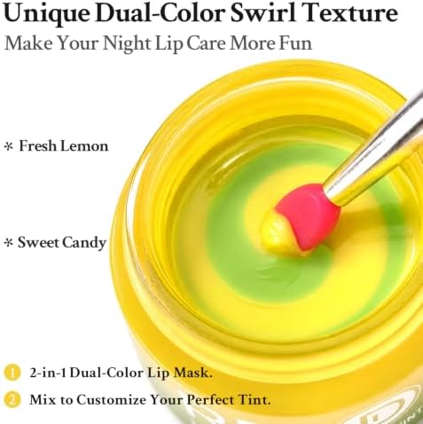 SPODARE Lemon Lip Mask, Hydrating Overnight Lip Sleeping Mask - Image 2