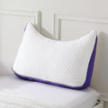 HOMELAB Cooling Adjustable Crescent Memory Foam Pillow, Queen 29x19, 1 Pack by HOMELAB